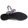 Sandały damskie transparentne D&A S.Barski MR61-9003 PEWTER
