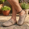 Klapki skórzane Dr Brinkmann 600132-08 TAUPE