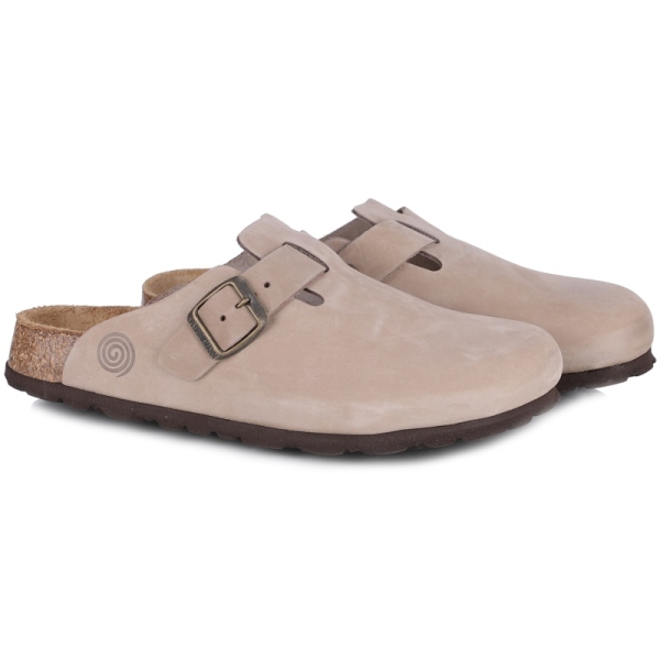 Klapki skórzane Dr Brinkmann 600132-08 TAUPE