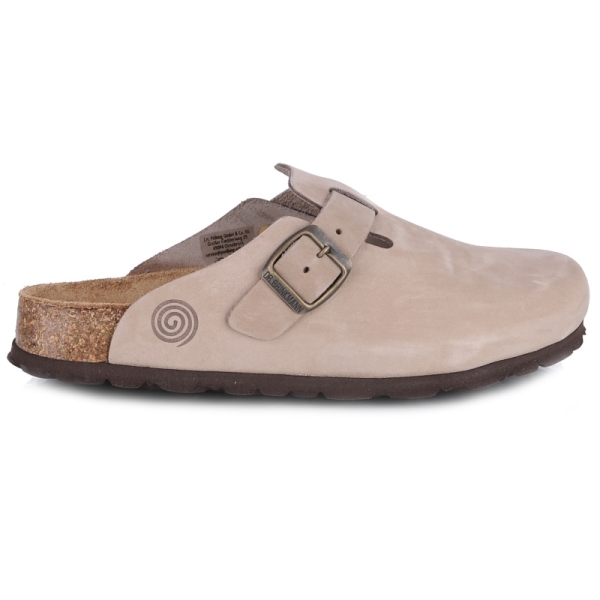 Klapki skórzane Dr Brinkmann 600132-08 TAUPE