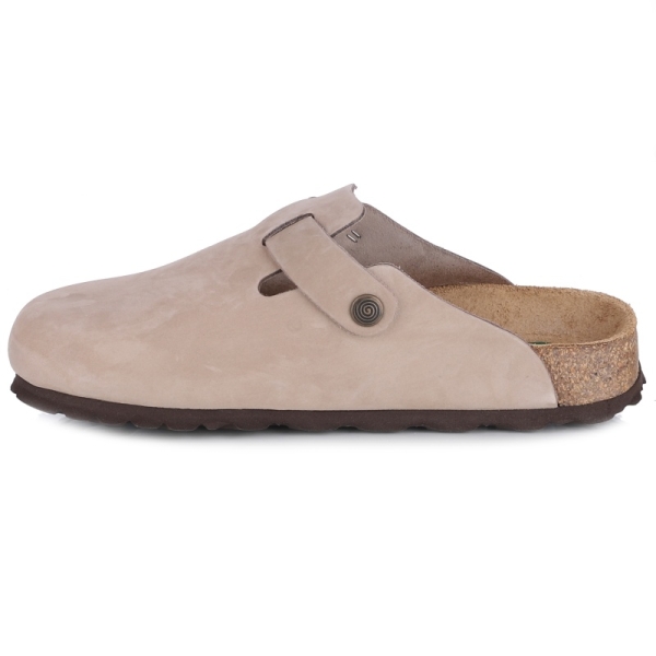 Klapki skórzane Dr Brinkmann 600132-08 TAUPE