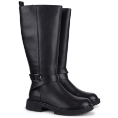 Kozaki damskie Epica 1DL90004A 01-N BLACK A.LEATHER+BLACK CALF LEATHER