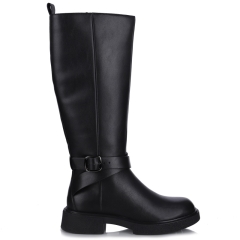 Kozaki damskie Epica 1DL90004A 01-N BLACK A.LEATHER+BLACK CALF LEATHER