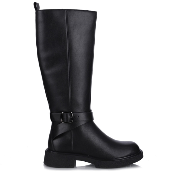 Kozaki damskie Epica 1DL90004A 01-N BLACK A.LEATHER+BLACK CALF LEATHER