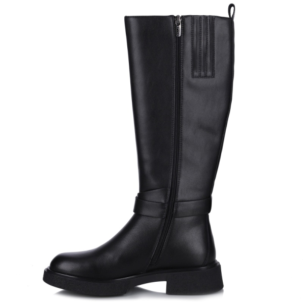 Kozaki damskie Epica 1DL90004A 01-N BLACK A.LEATHER+BLACK CALF LEATHER