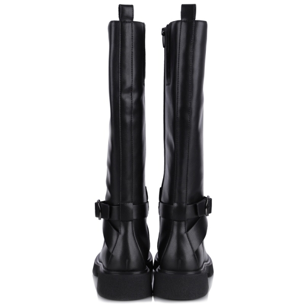 Kozaki damskie Epica 1DL90004A 01-N BLACK A.LEATHER+BLACK CALF LEATHER