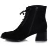 Botki damskie Epica 1JI30040 01-I BLACK GOAT SUEDE
