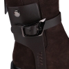 Botki damskie Epica 1XS70025B 02-N BROWN CALF SUEDE+BROWN A LEATHER