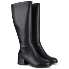 Kozaki damskie Epica 323A349-61B-N809 BLACK