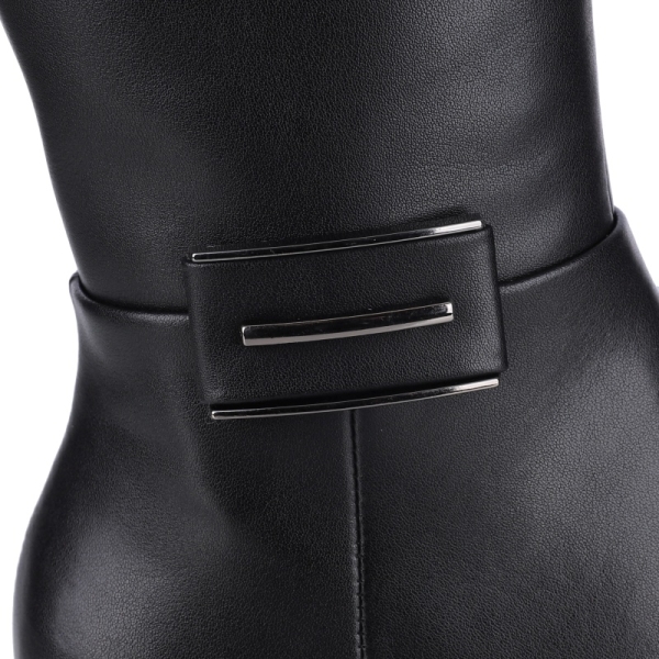 Kozaki damskie Epica 323A349-61B-N809 BLACK
