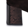 Botki damskie Epica 3B52-A282-YF340 DARK BROWN