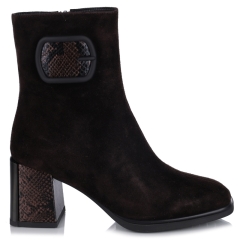 Botki damskie Epica 3B52-A282-YF340 DARK BROWN