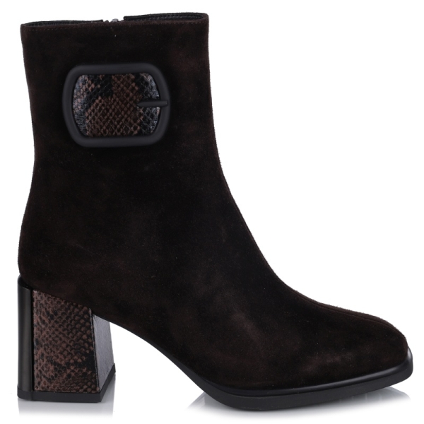 Botki damskie Epica 3B52-A282-YF340 DARK BROWN