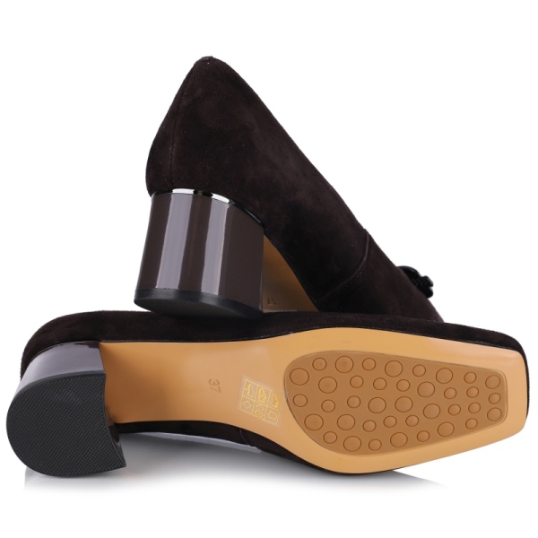 Czółenka damskie Epica 1DL90003B C4-I DARK BROWN