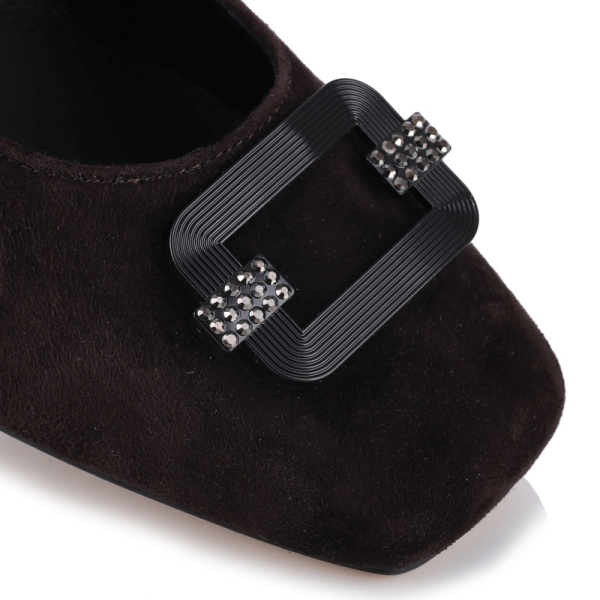 Czółenka damskie Epica 1DL90003B C4-I DARK BROWN