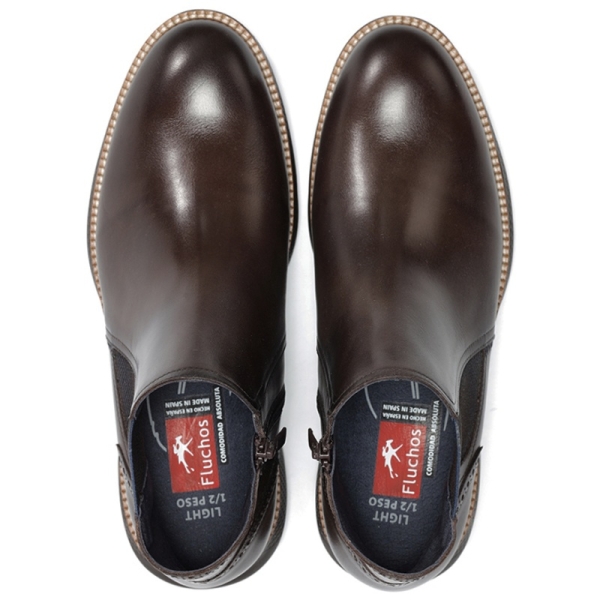 Botki męskie Fluchos 41603 WILLIAM F1354 HABANA CAFE+COM.1