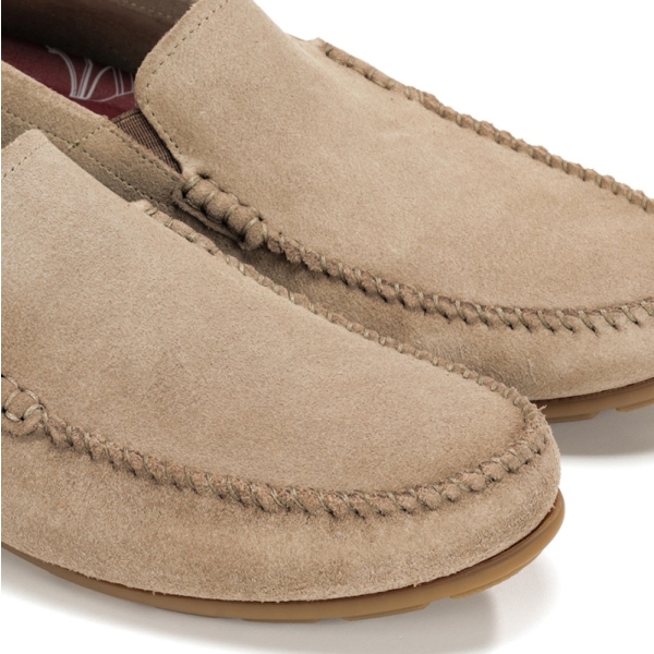 Mokasyny męskie Fluchos 503541 DORIAN F1091 LUXE TAUPE+COM.6