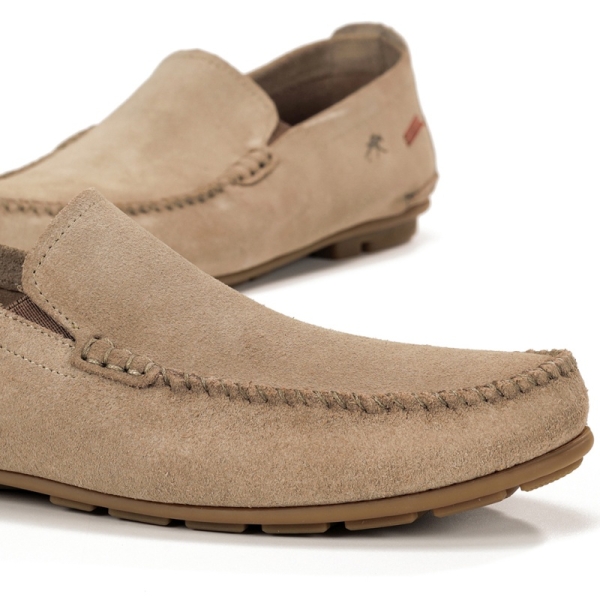 Mokasyny męskie Fluchos 503541 DORIAN F1091 LUXE TAUPE+COM.6