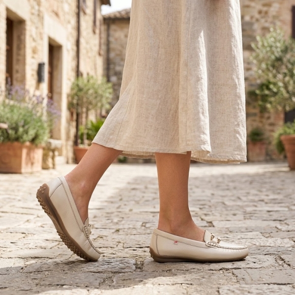 Mokasyny damskie Fluchos 504884 BRUNI F2156 STELLA RAW