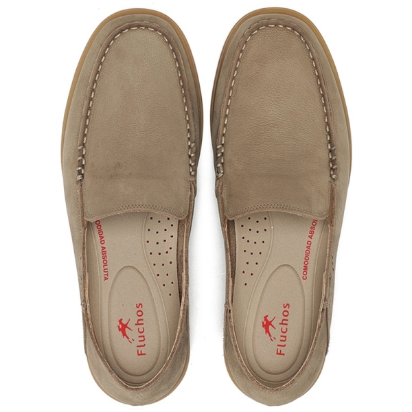 Mokasyny męskie Fluchos 505061 TRIBAL F2193 VEGABUCK MARMOTA+COM.3