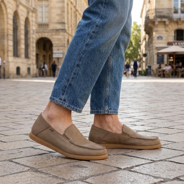 Mokasyny męskie Fluchos 505061 TRIBAL F2193 VEGABUCK MARMOTA+COM.3