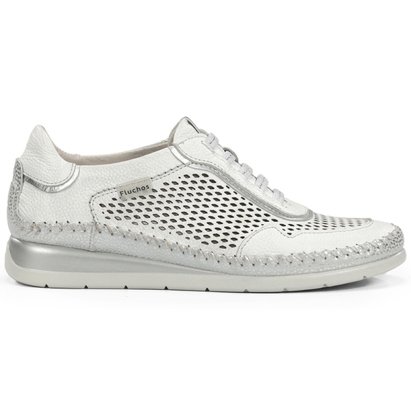 Półbuty damskie Fluchos 505161 SELLA F2143 INDIOS BLANCO+COM.1