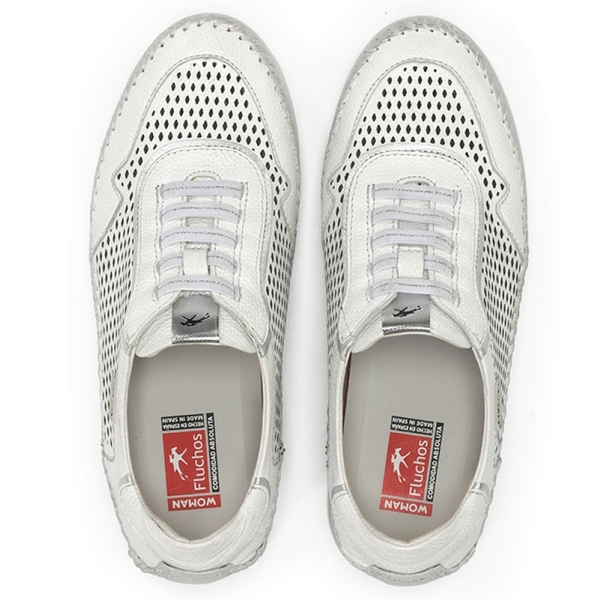 Półbuty damskie Fluchos 505161 SELLA F2143 INDIOS BLANCO+COM.1