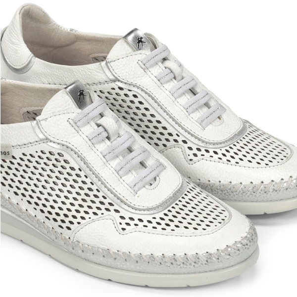 Półbuty damskie Fluchos 505161 SELLA F2143 INDIOS BLANCO+COM.1