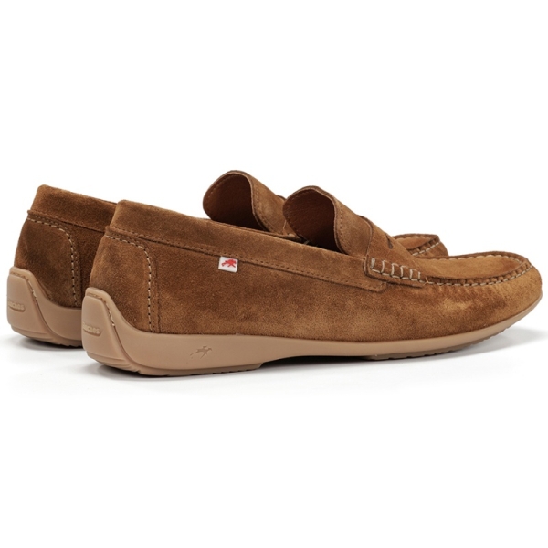 Mokasyny męskie Fluchos 505242 SAMOA F2207 AFELPADO CAMEL