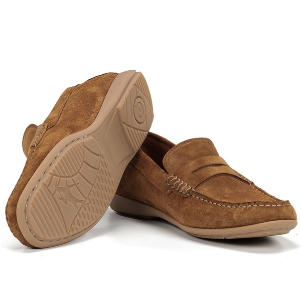 Mokasyny męskie Fluchos 505242 SAMOA F2207 AFELPADO CAMEL