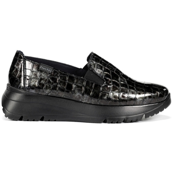 Mokasyny damskie Fluchos 505493 EIRA F2159 SIUX ANTRACITA
