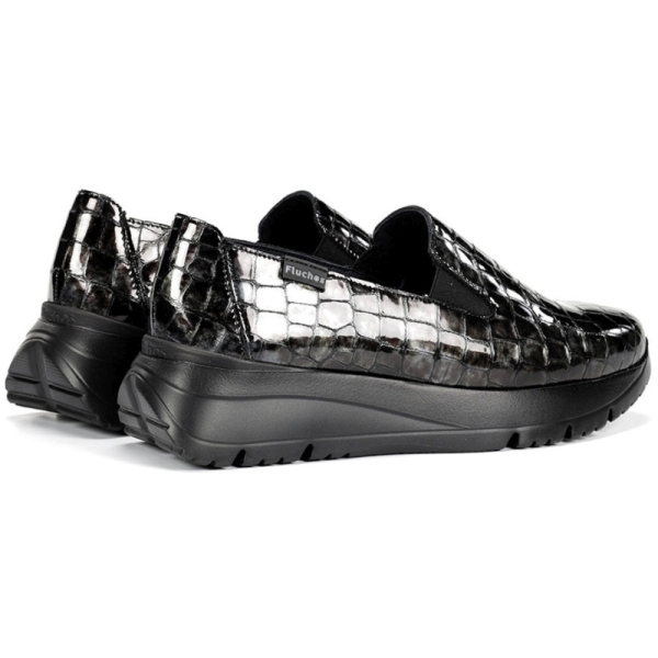 Mokasyny damskie Fluchos 505493 EIRA F2159 SIUX ANTRACITA
