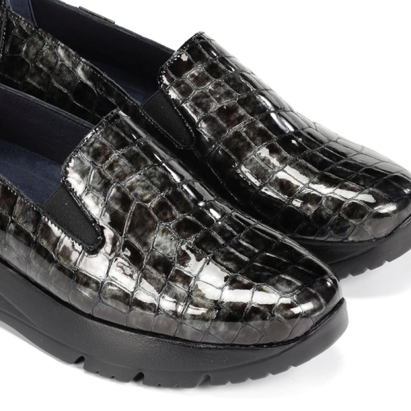 Mokasyny damskie Fluchos 505493 EIRA F2159 SIUX ANTRACITA