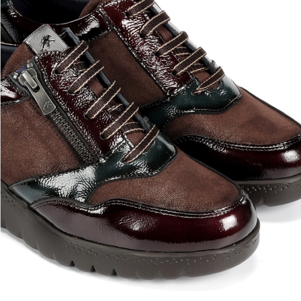 Sneakersy damskie Fluchos 505556 LIVE F2248 PLATINI CAFE+COM.2