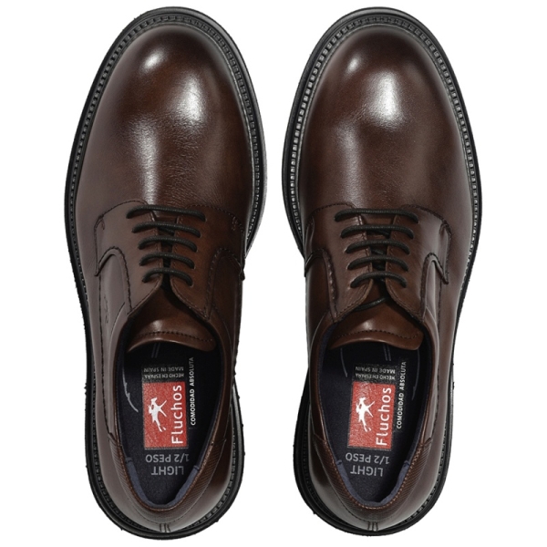 Półbuty męskie Fluchos 505586 LINCON F2054 MURANO CASTANO+COM.1
