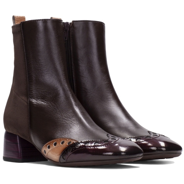 Botki damskie Hispanitas CHI265203 ROCK-I26 BORDO