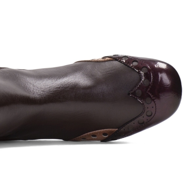 Botki damskie Hispanitas CHI265203 ROCK-I26 BORDO