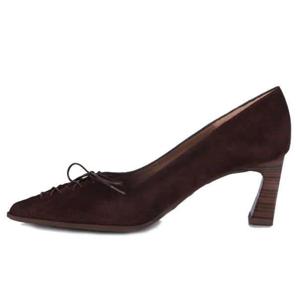 Czółenka damskie Hispanitas HI264951 C026 VELOUR-I26 ESPRESSO