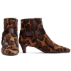 Botki damskie Hispanitas HI265057 JIRAFA VELOUR-I26 ESPRESSO
