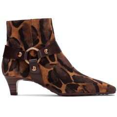 Botki damskie Hispanitas HI265057 JIRAFA VELOUR-I26 ESPRESSO