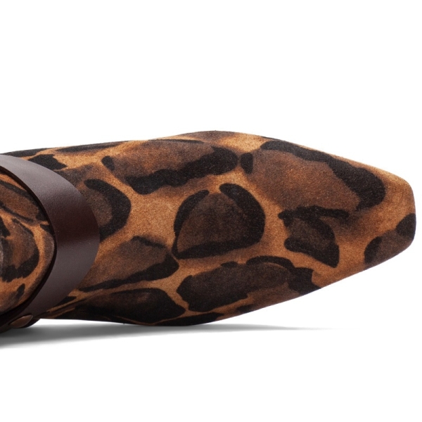 Botki damskie Hispanitas HI265057 JIRAFA VELOUR-I26 ESPRESSO