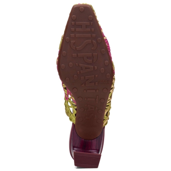 Klapki damskie Hispanitas HV264800 C001 GARDEN-V26 MULTI YELLOW