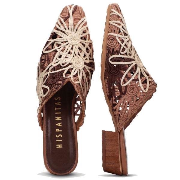 Klapki damskie Hispanitas HV264840 GARDEN-V26 NATURALES