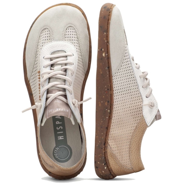 Półbuty damskie Hispanitas SHV264573 VELOUR-V26 PANNA EARTH barefoot