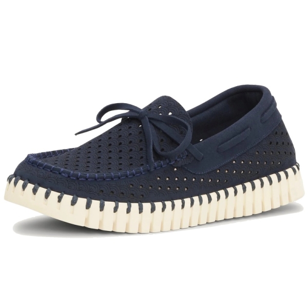 Mokasyny damskie Ilse Jacobsen TULIP3074 660111 Dark Indigo