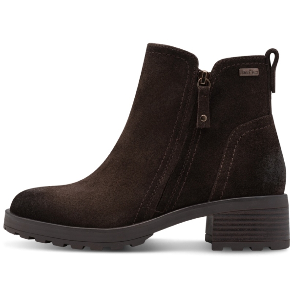 Botki damskie wodoodporne Jana 8-25711-47 307 MOCCA SUEDE