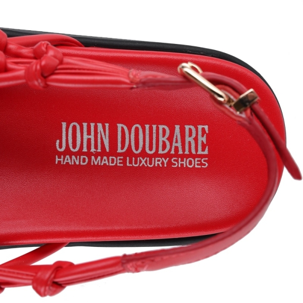 Sandały damskie John Doubare 307-10 RED