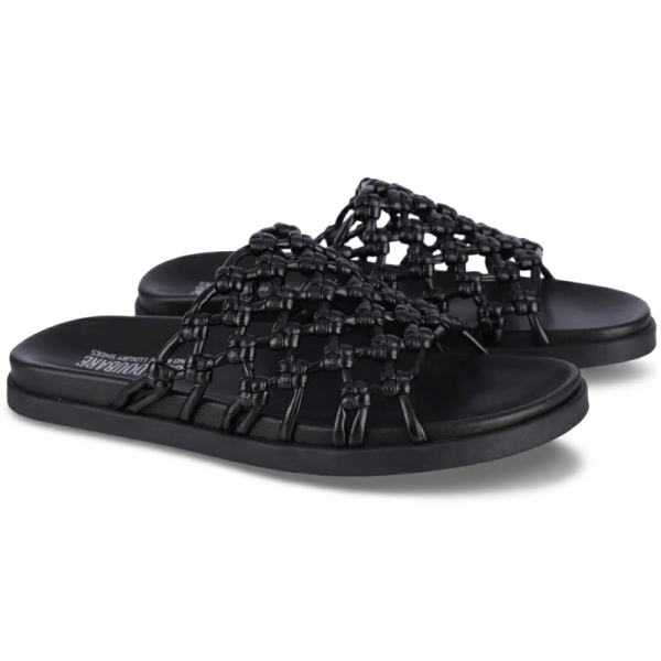 Klapki damskie John Doubare 307-11 BLACK