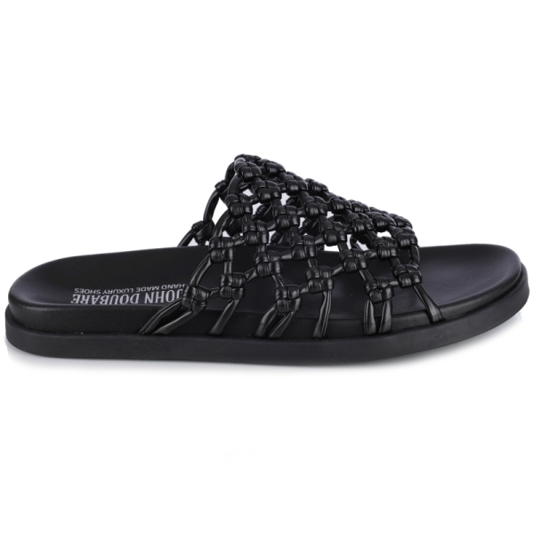 Klapki damskie John Doubare 307-11 BLACK