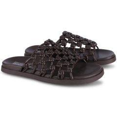 Klapki damskie John Doubare 307-11 BROWN